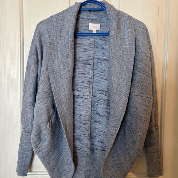 Aritzia Wilfred Diderot cocoon oversized cardigan ribbed cuffs and collar sz S - Picture 6 of 8